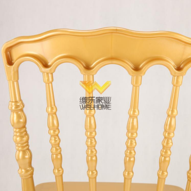 Yellow acrylic Napoleon Chair for wedding/event